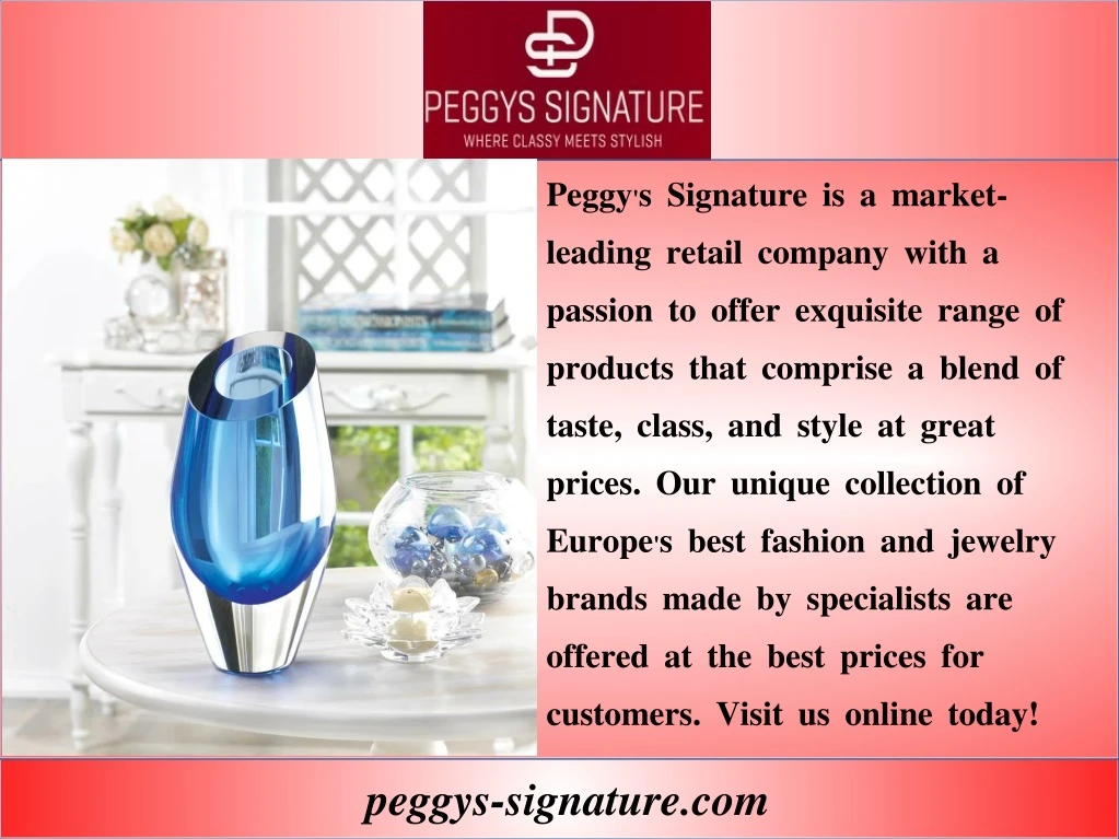 peggy s signature is a market leading retail