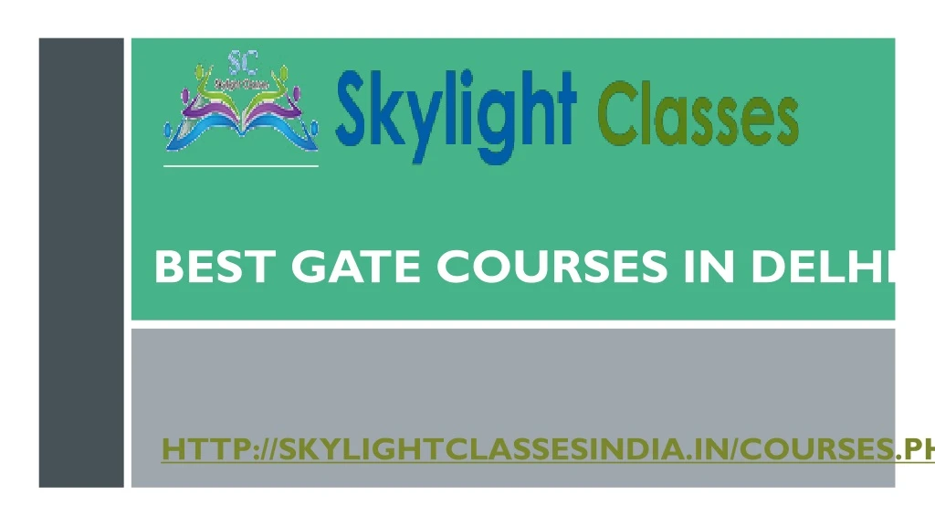 best gate courses in delhi
