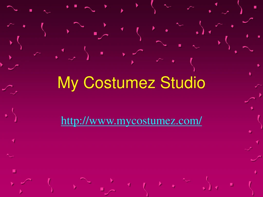 my costumez studio