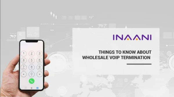 Things to know about Wholesale VoIP Termination