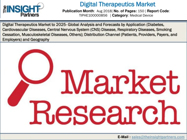 Digital Therapeutics Market Professional and In-Depth Analysis by 2027