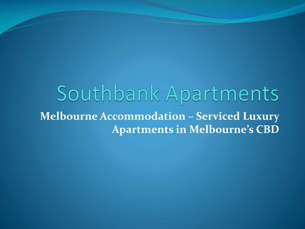 southbank apartments