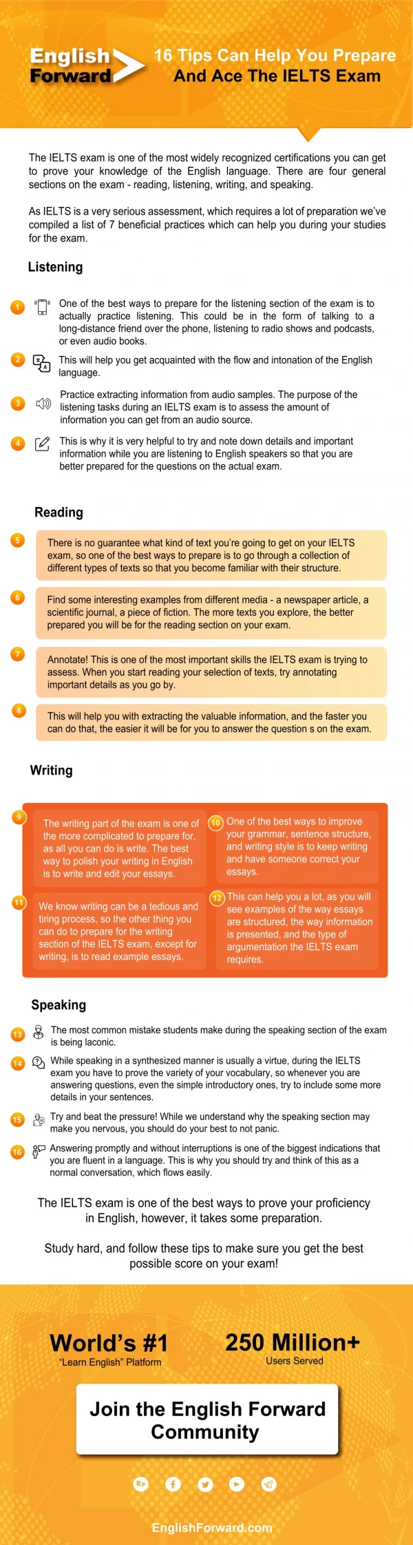 16 Tips Can Help You Prepare And Ace The IELTS Exam