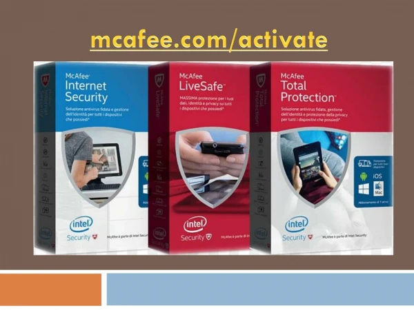 mcafee com activate