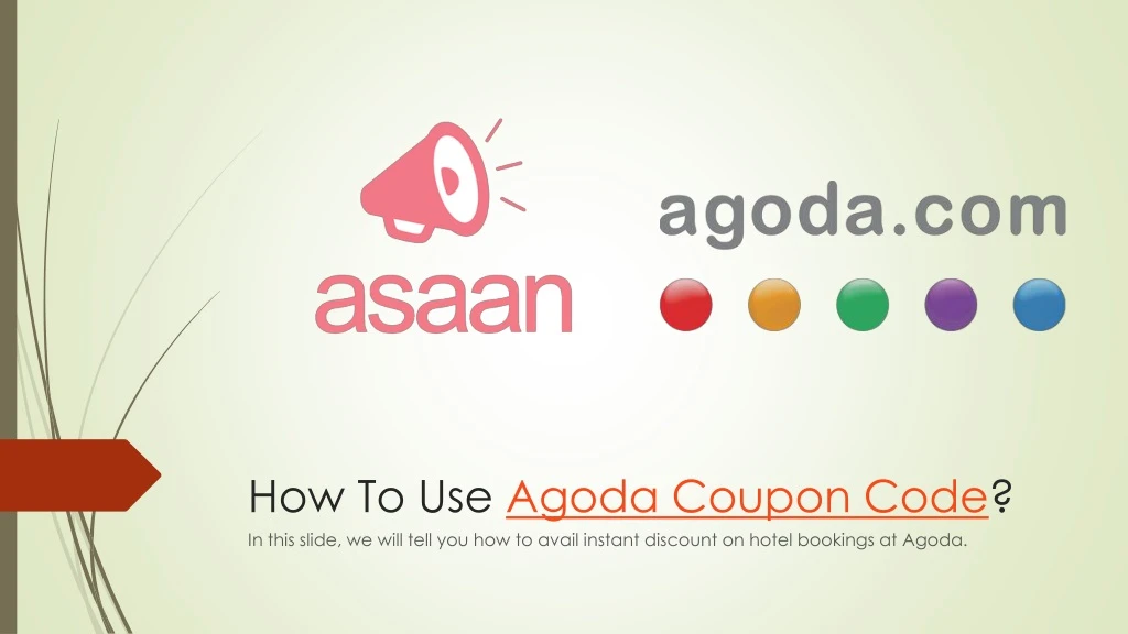 how to use agoda coupon code