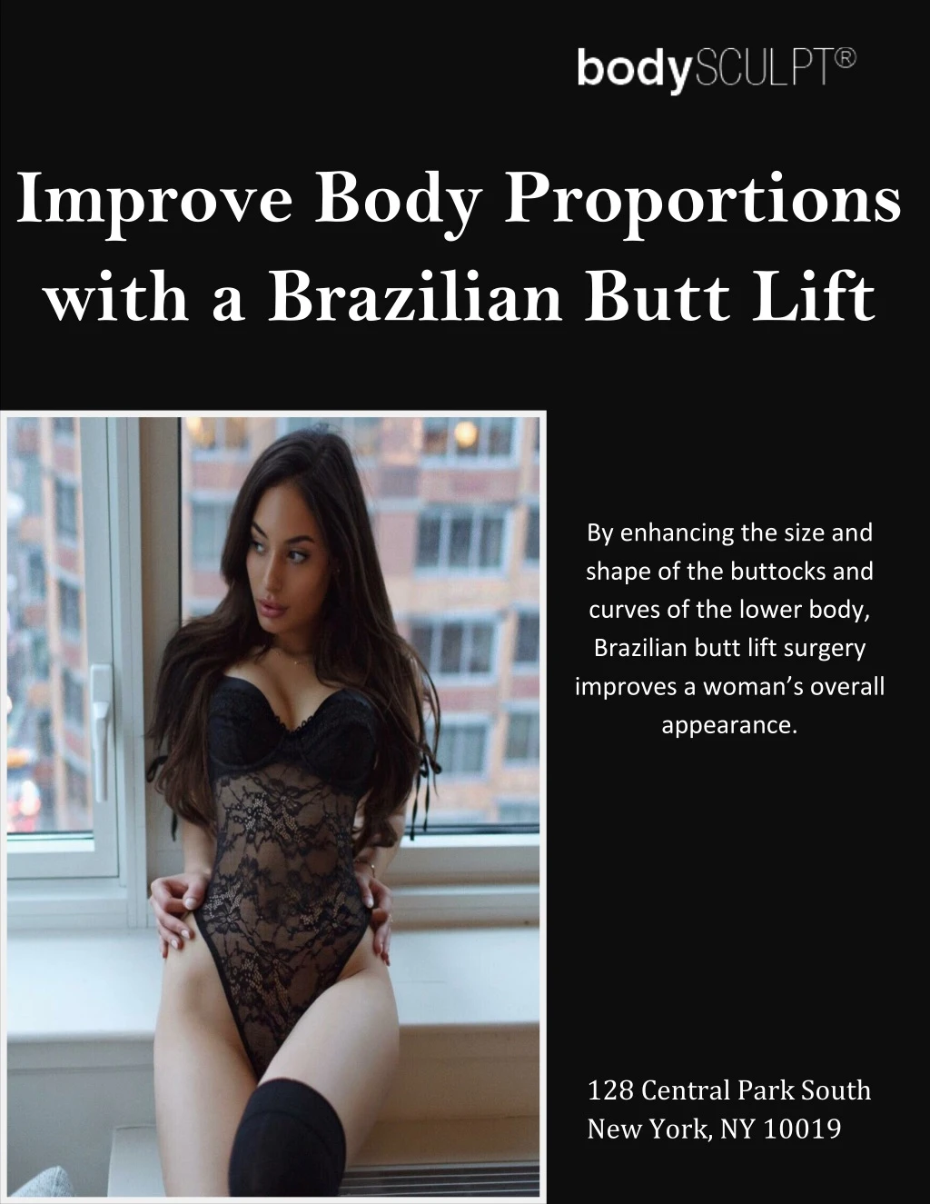 improve body proportions with a brazilian butt