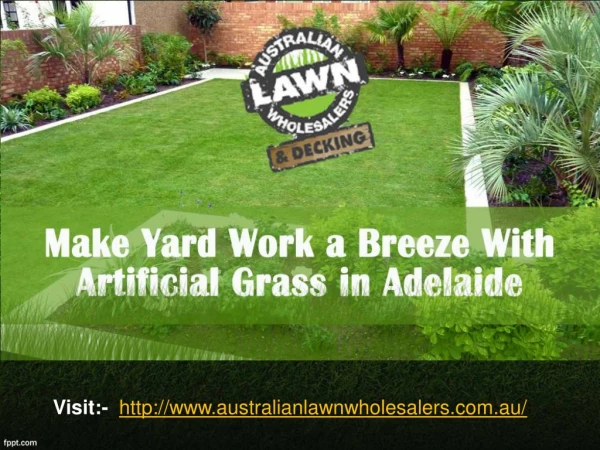 Make Yard Work a Breeze With Artificial Grass in Adelaide