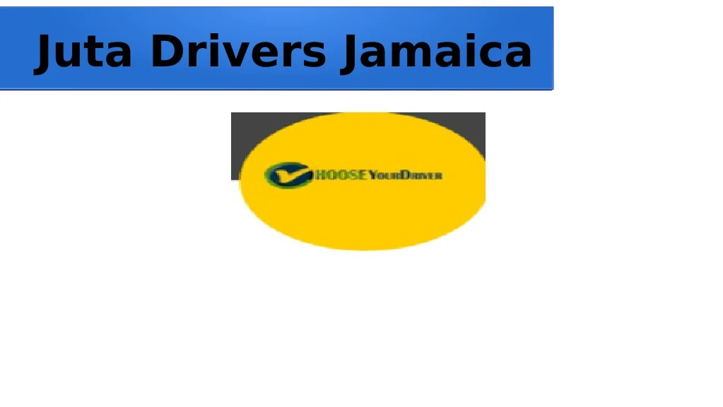juta drivers jamaica