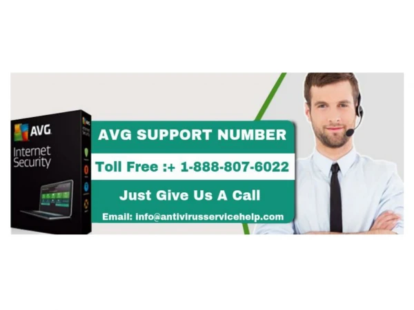 AVG Support Number 1-888-807-6022