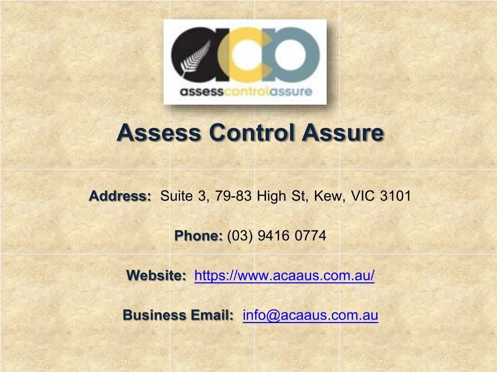 assess control assure address suite 3 79 83 high