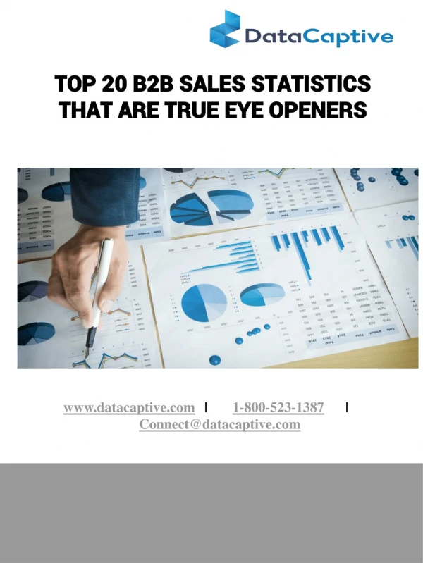 Top 20 B2B Sales Statistics that are true eye openers
