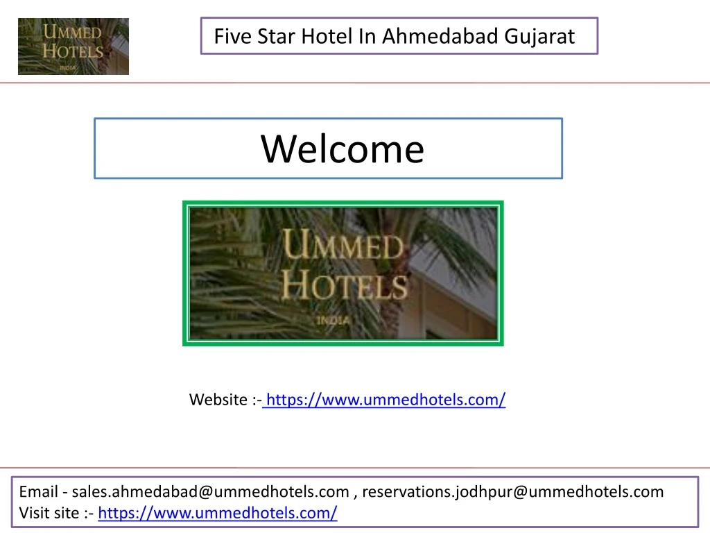 five star hotel in ahmedabad gujarat