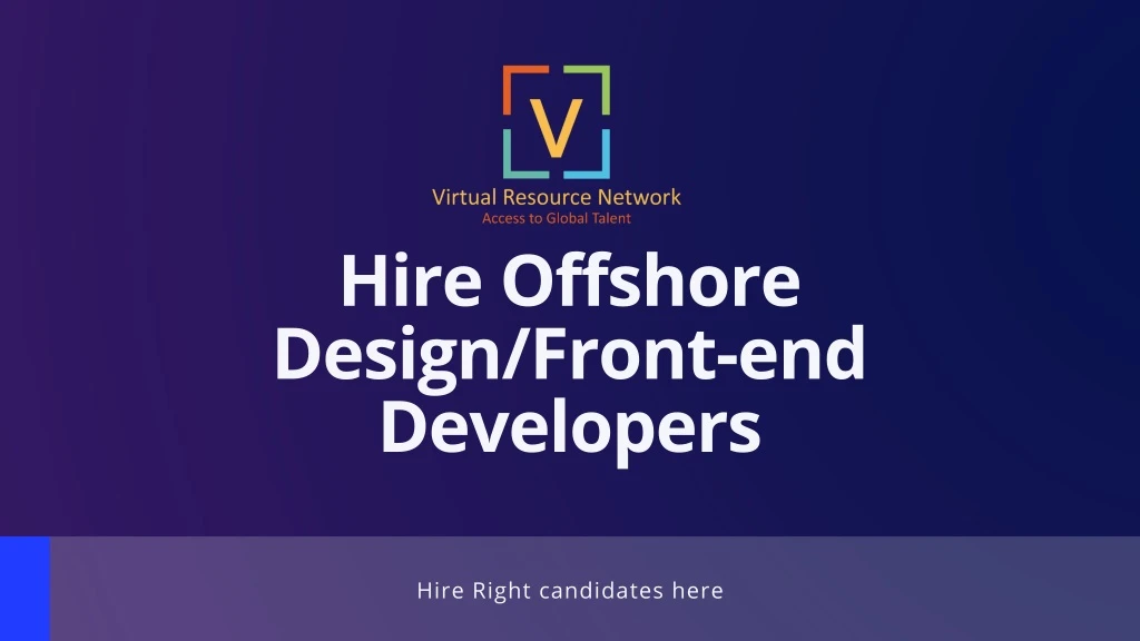hire offshore design front end developers