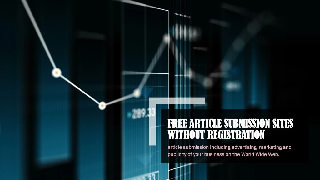 free article submission sites without registration