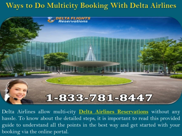 Ways to Do Multicity Booking With Delta Airlines