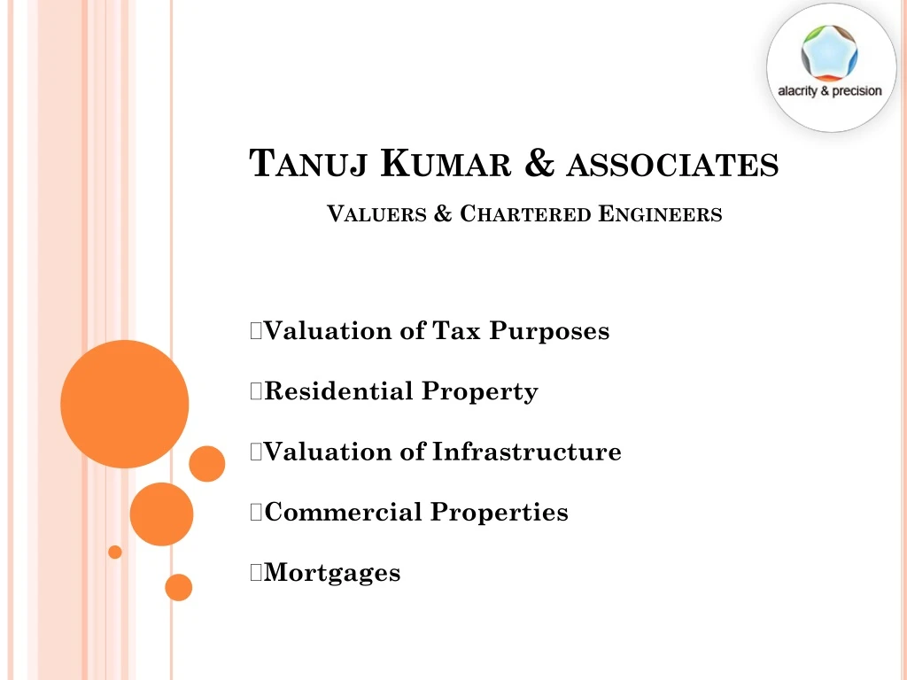 tanuj kumar associates valuers chartered engineers