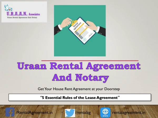 5 Essential Rules of the Lease Agreement