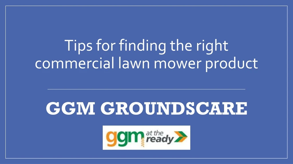 ggm groundscare