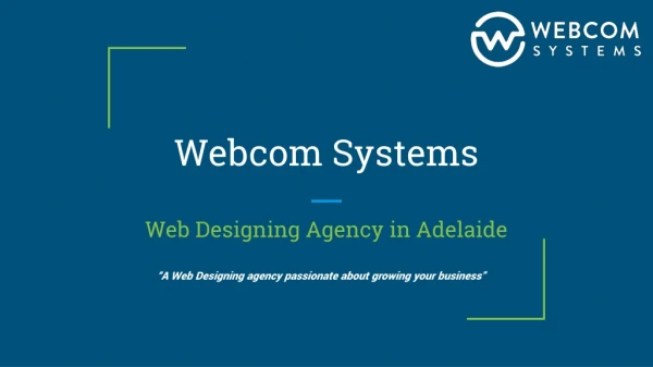Web Designing Services in Adelaide