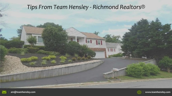 #5 Tips To Buy Or Sell Richmond Houses | Richmond Real Estate