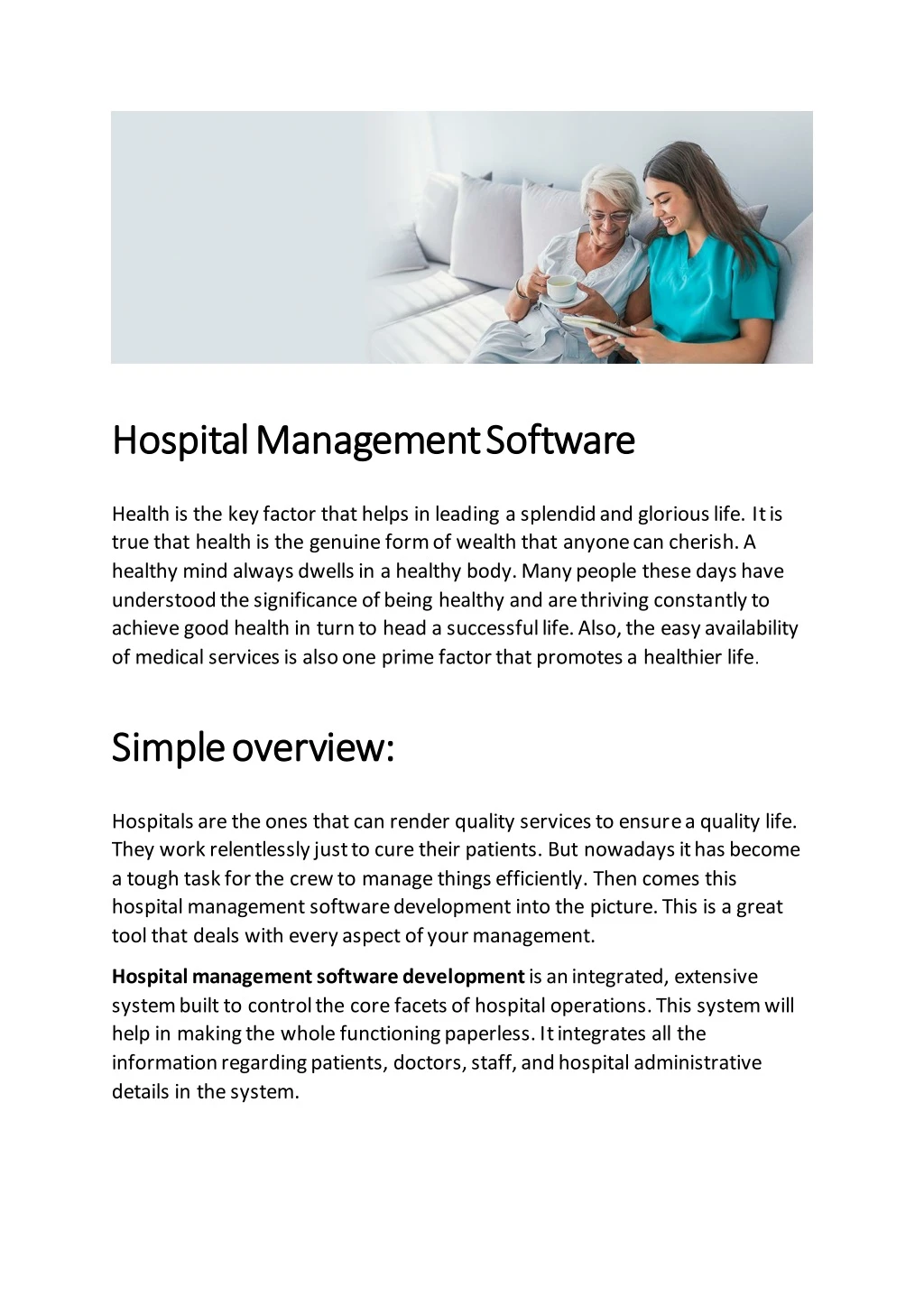 hospital management software hospital management