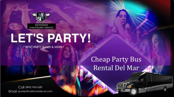 Party Bus Rental Del Mar