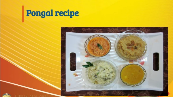 Pongal recipe