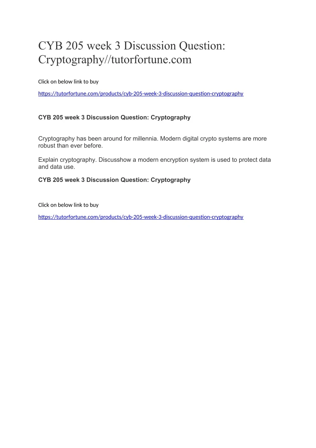 cyb 205 week 3 discussion question cryptography