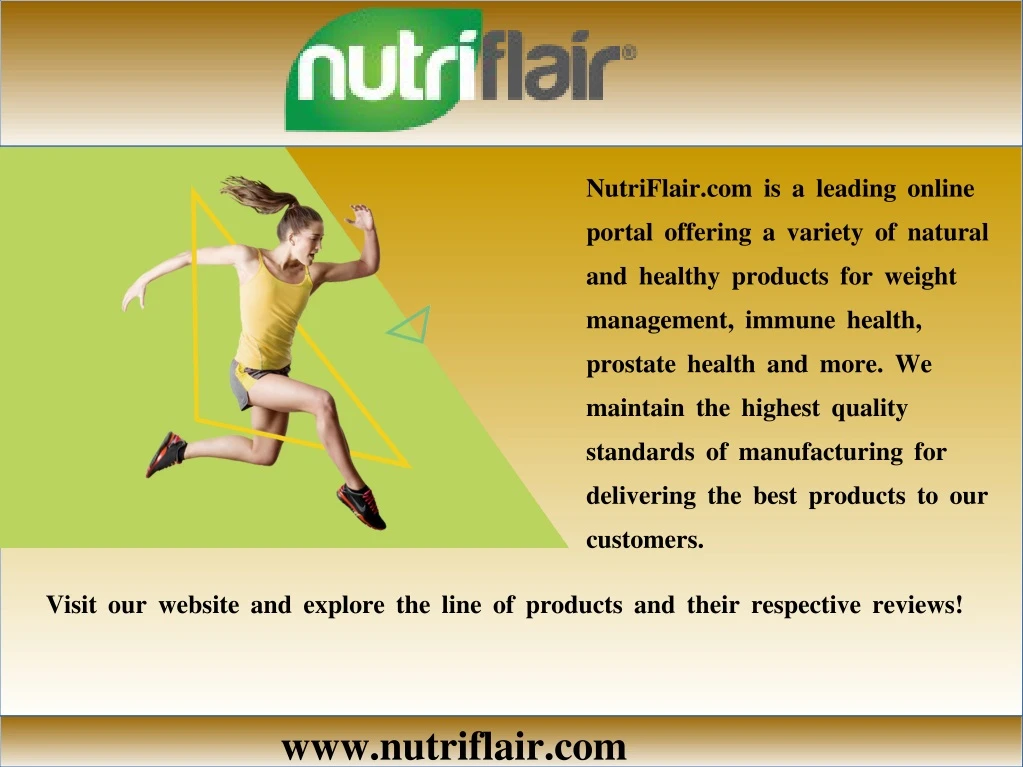 nutriflair com is a leading online portal