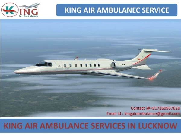 Best King Air Ambulance Services in Lucknow