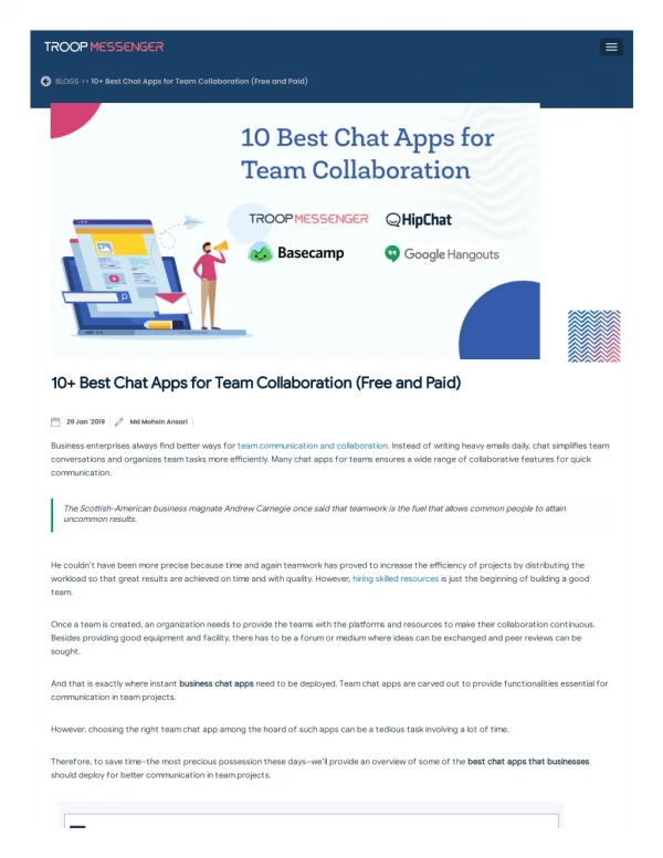 ? 10 Best Chat Apps for Team Collaboration (Free and Paid)