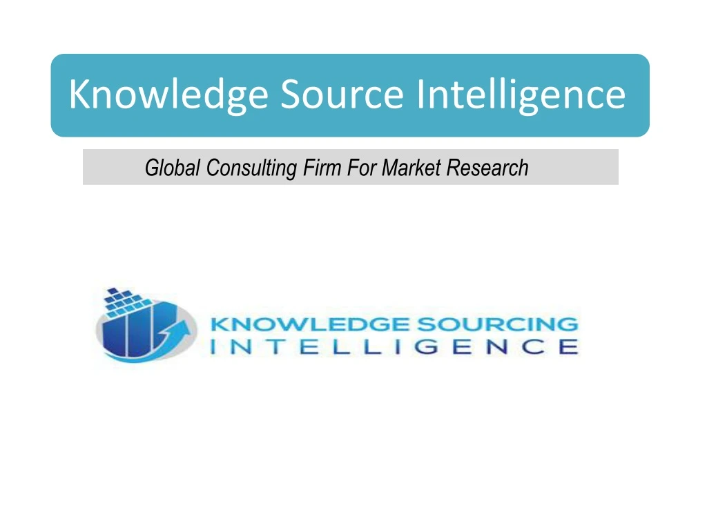 global consulting firm for market research