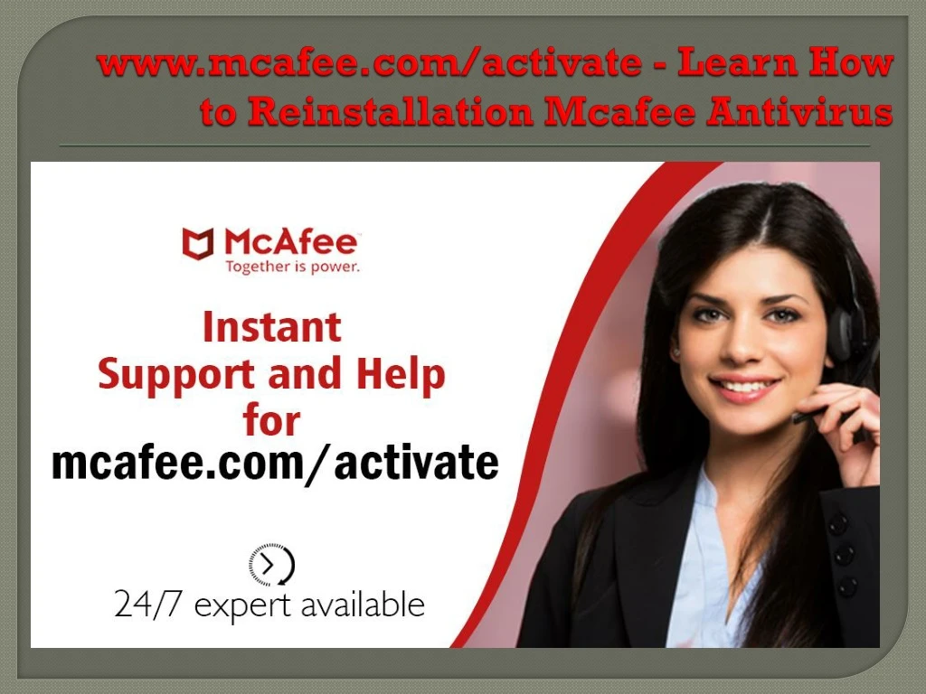 www mcafee com activate learn how to reinstallation mcafee antivirus