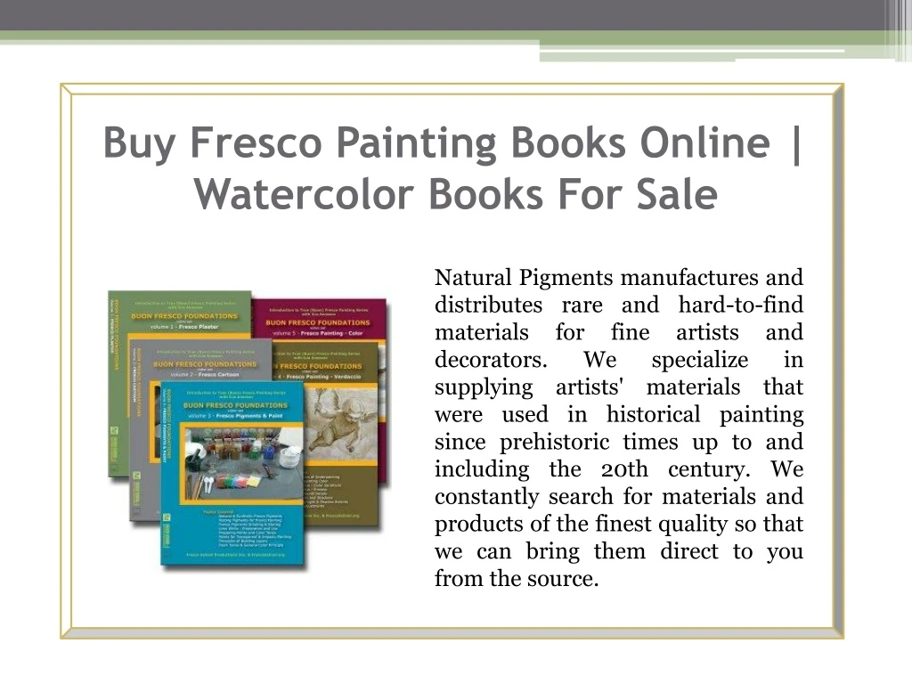 buy fresco painting books online watercolor books for sale