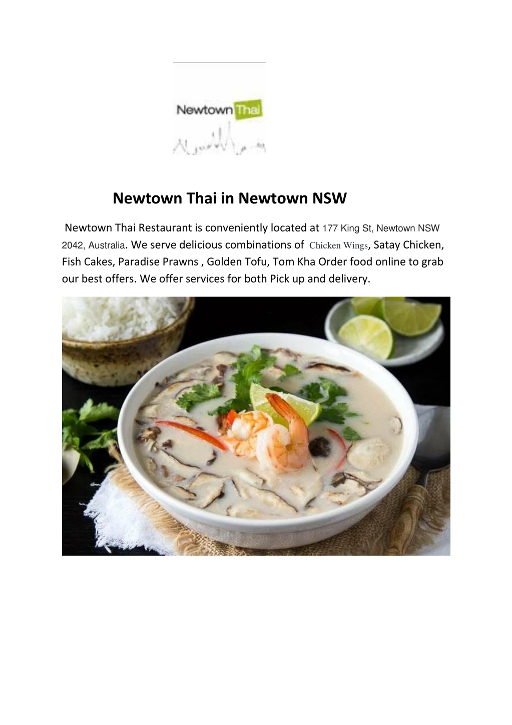 newtown thai in newtown nsw