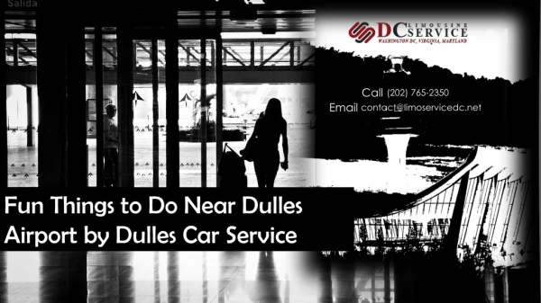 Fun Things to Do Near Dulles Airport by Dulles Car Service