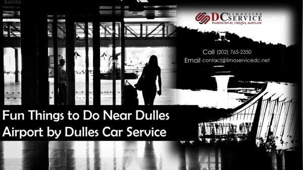 Fun Things to Do Near Dulles Airport by Dulles Car Service