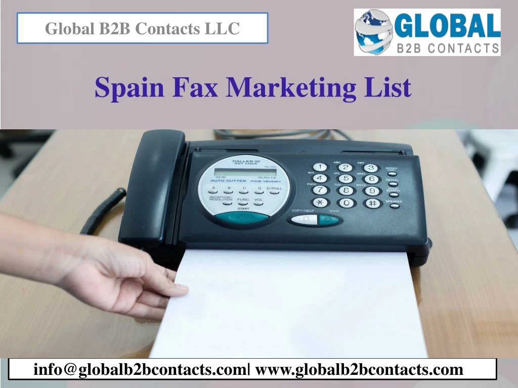 spain fax marketing list