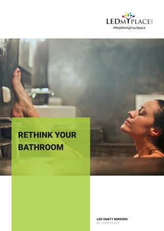Rethink Your Bathroom By LED Vanity Mirrors - slide 1