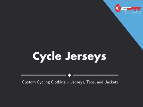 Custom Cycle Jerseys at Affordable Prices