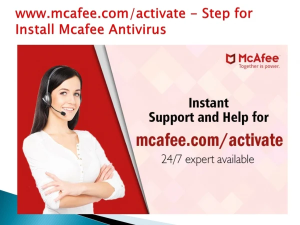 www.mcafee.com/activate - Step for Install Mcafee Antivirus