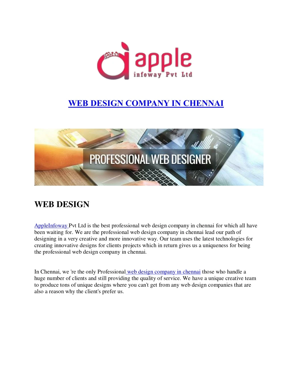 web design company in chennai