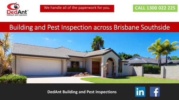 Building and Pest Inspection across Brisbane Southside
