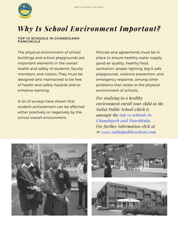 Why Is School Environment Important?
