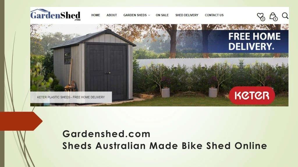 gardenshed com sheds australian made bike shed