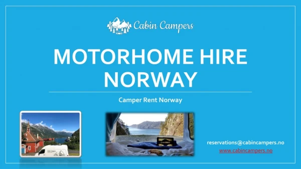 Discover the Natural Beauty of Norway with Campervan Rental