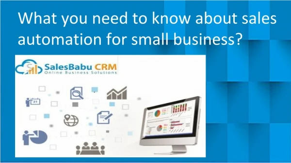 What you need to know about sales automation for small business