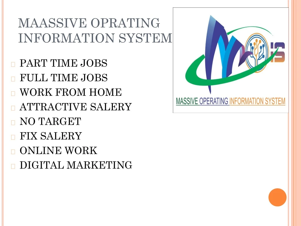 maassive oprating information system
