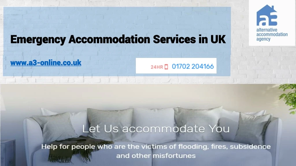 emergency accommodation services in uk