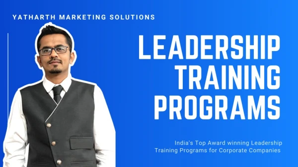 India's #1 Leadership Training Programs, Bangalore, Mumbai, Pune, Dubai